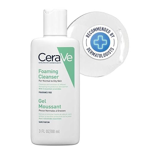 CeraVe Foaming Cleanser For Normal To Oily Skin (88ml)