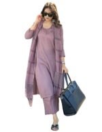 Women's Rayon Blend Solid Straight Kurta with Pant & Dupatta