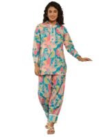 Women's Rayon Floral Co Ord Set Stylish
