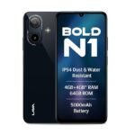 Lava Bold N1 (Radiant Black, 4 GB RAM, 64 GB Storage)