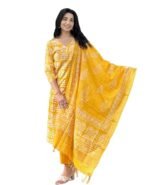 Women's Viscose Printed Straight Kurta and Pant with Dupatta Set
