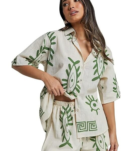 Stylish Co-ord Set for Women – Trendy Korean Summer Travel Outfit