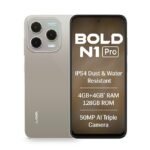 Lava Bold N1 Pro (Titanium Gold, 4 GB RAM, 128 GB Storage)