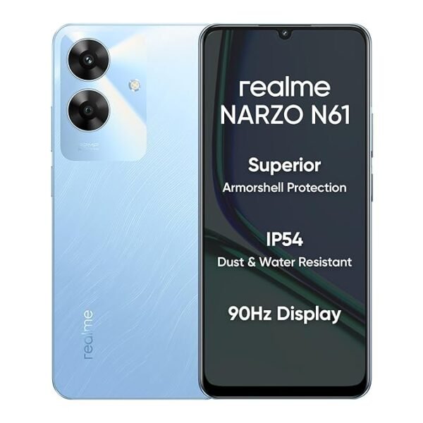 realme NARZO N61 (Voyage Blue,6GB RAM+128GB Storage)