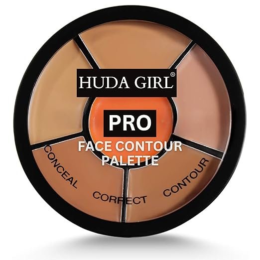 HUDA GIRL 3 in 1 Makeup Palette Warms Concealer for Dark Circles